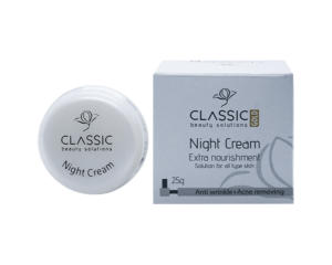 Classic Night cream-Extra nourishment solution for All Skin Types 25g