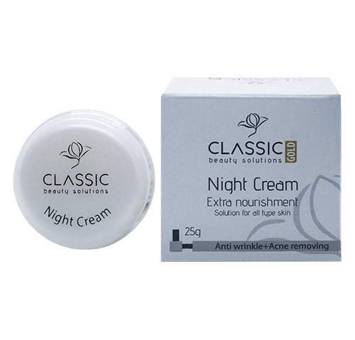 Classic Night cream-Extra nourishment solution for All Skin Types 25g