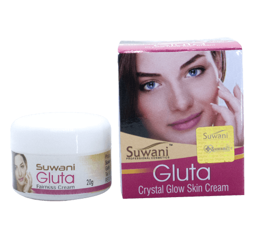 Suwani Gluta Crystal Glow Skin Cream - For All Skin Types 20g